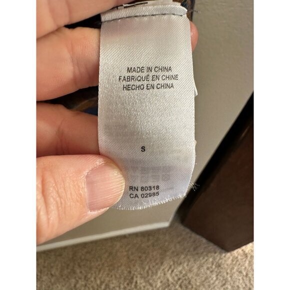 Lucky‎ Brand Mens Blue Flannel Small long sleeve collared pearl button up cuffed - Picture 5 of 8